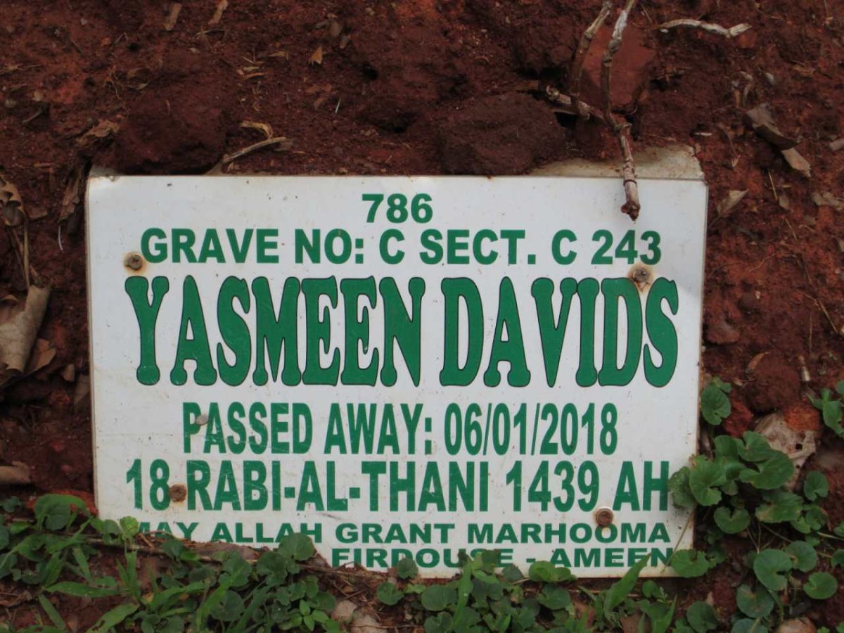 DAVIDS Yasmeen -2018