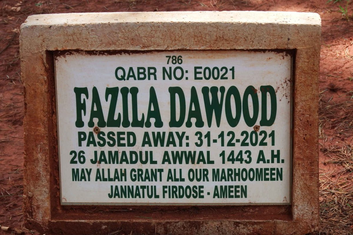 DAWOOD Fazila -2021