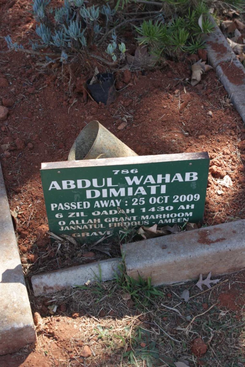 DIMIATI Abdul Wahab -2009