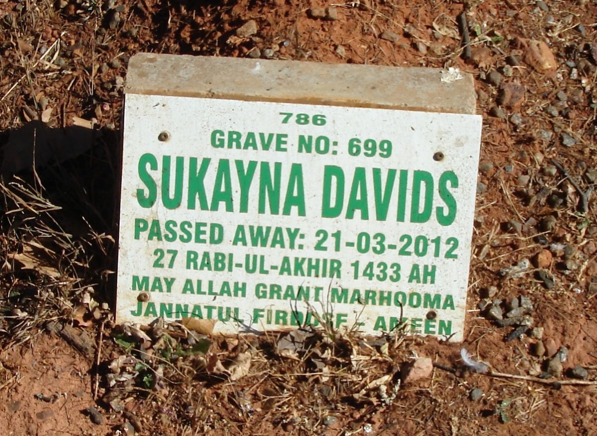 DAVIDS Sukayna -2012