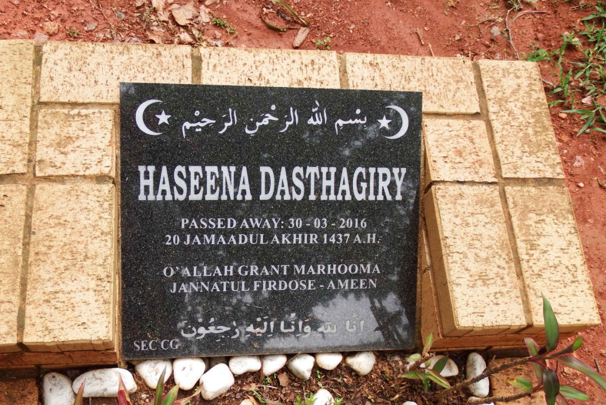 DASTHAGIRY Haseena -2016