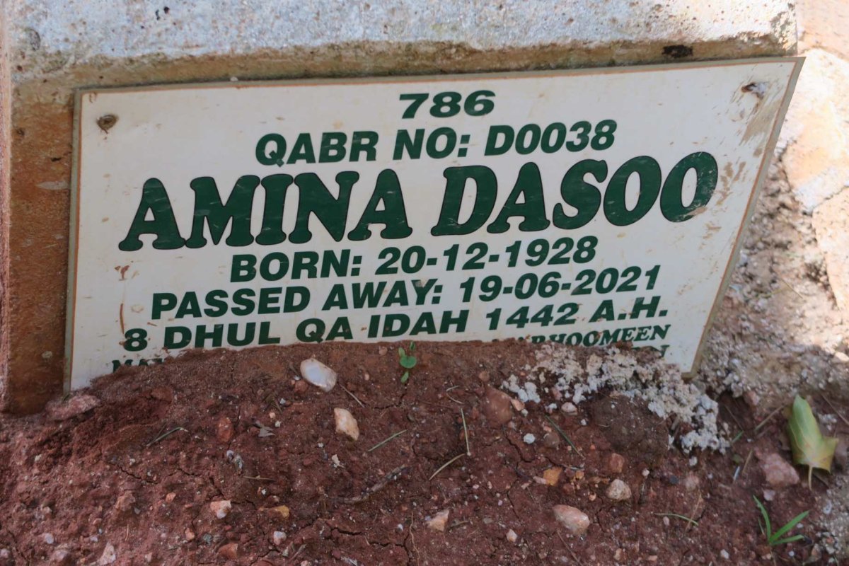 DASOO Amina 1928-2021
