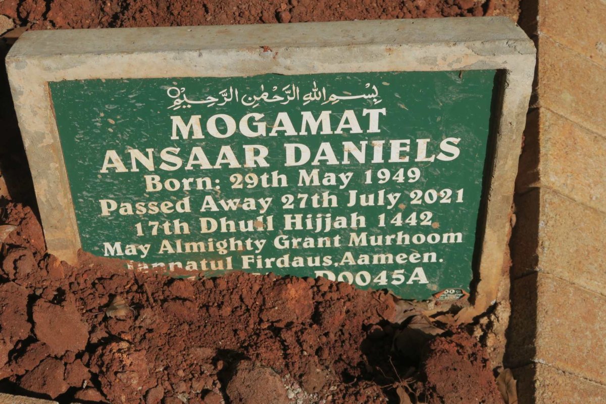 DANIELS Mogamat Ansaar 1949-2021