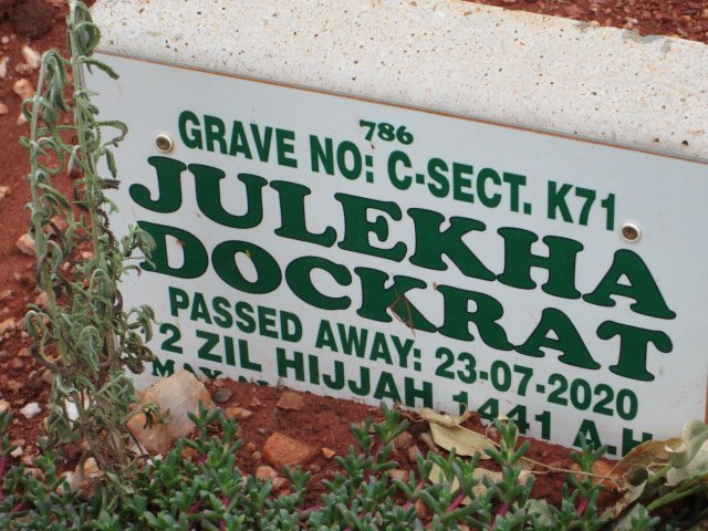 DOCKRAT Julekha -2020