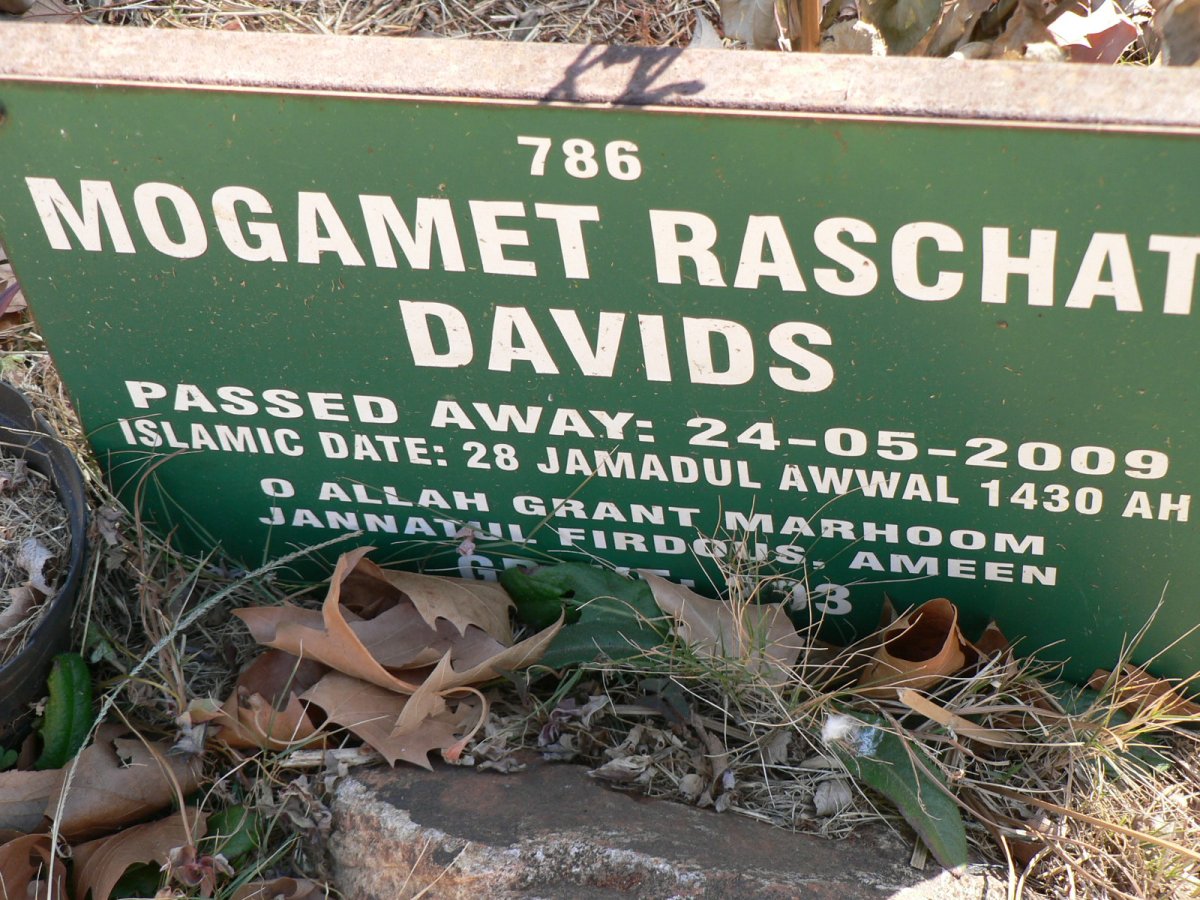 DAVIDS Mogamet Raschat -2009