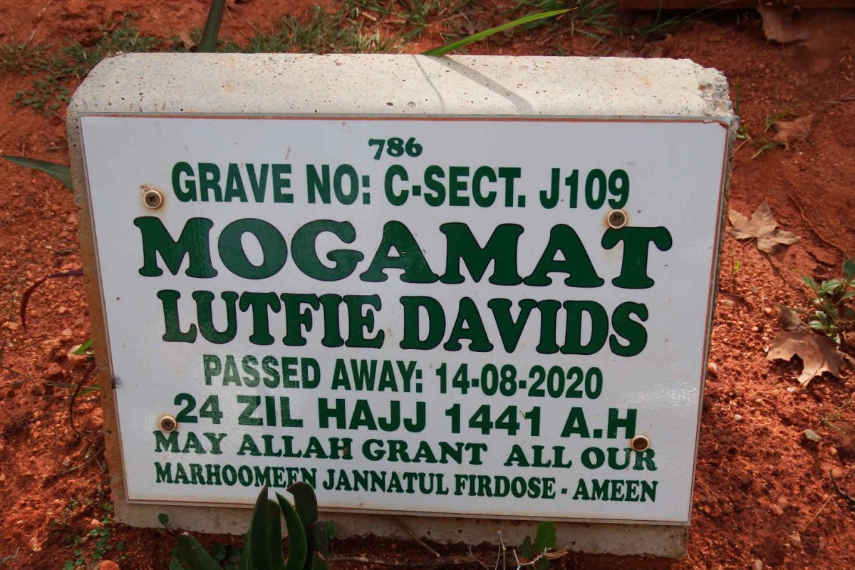 DAVIDS Mogamat Lutfie -2020