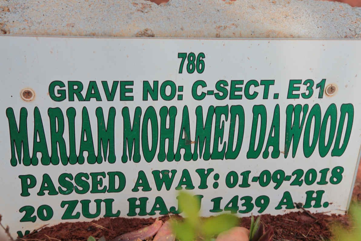 DAWOOD Mariam Mohamed -2018