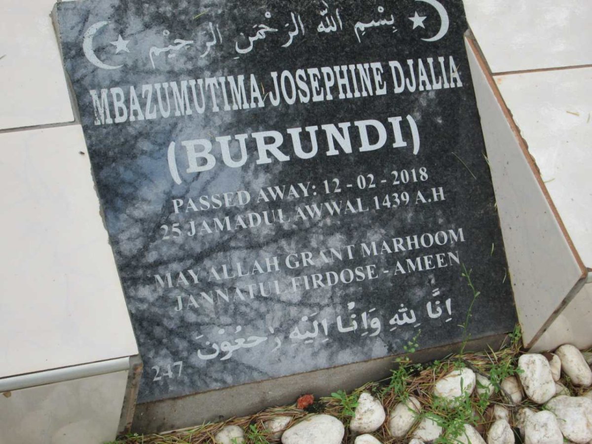 DJALIA Mbazumutima Josephine -2018