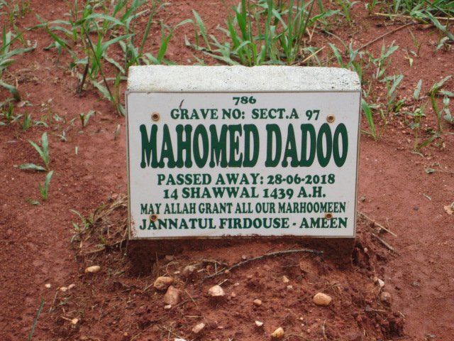 DADOO Mahomed -2018