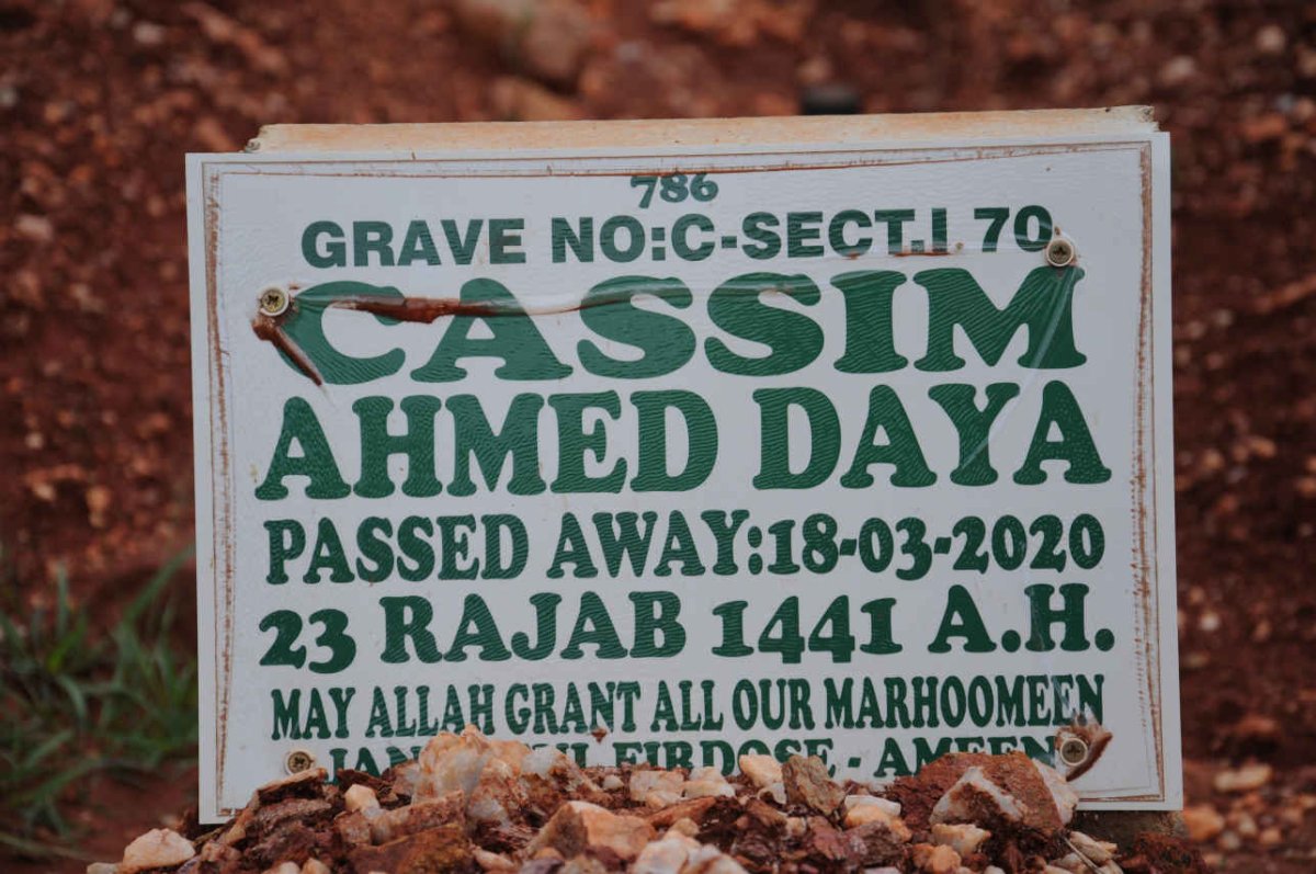 DAYA Cassim Ahmed -2020