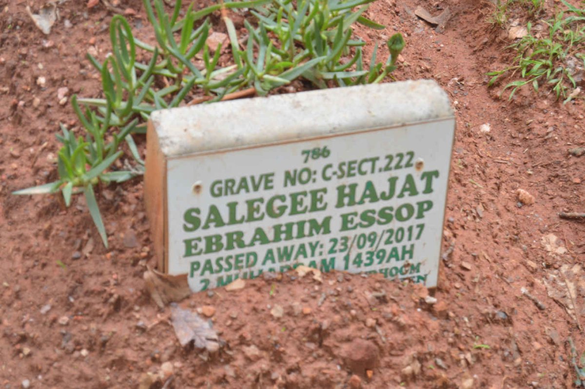 ESSOP Salegee Hajat Ebrahim -2017