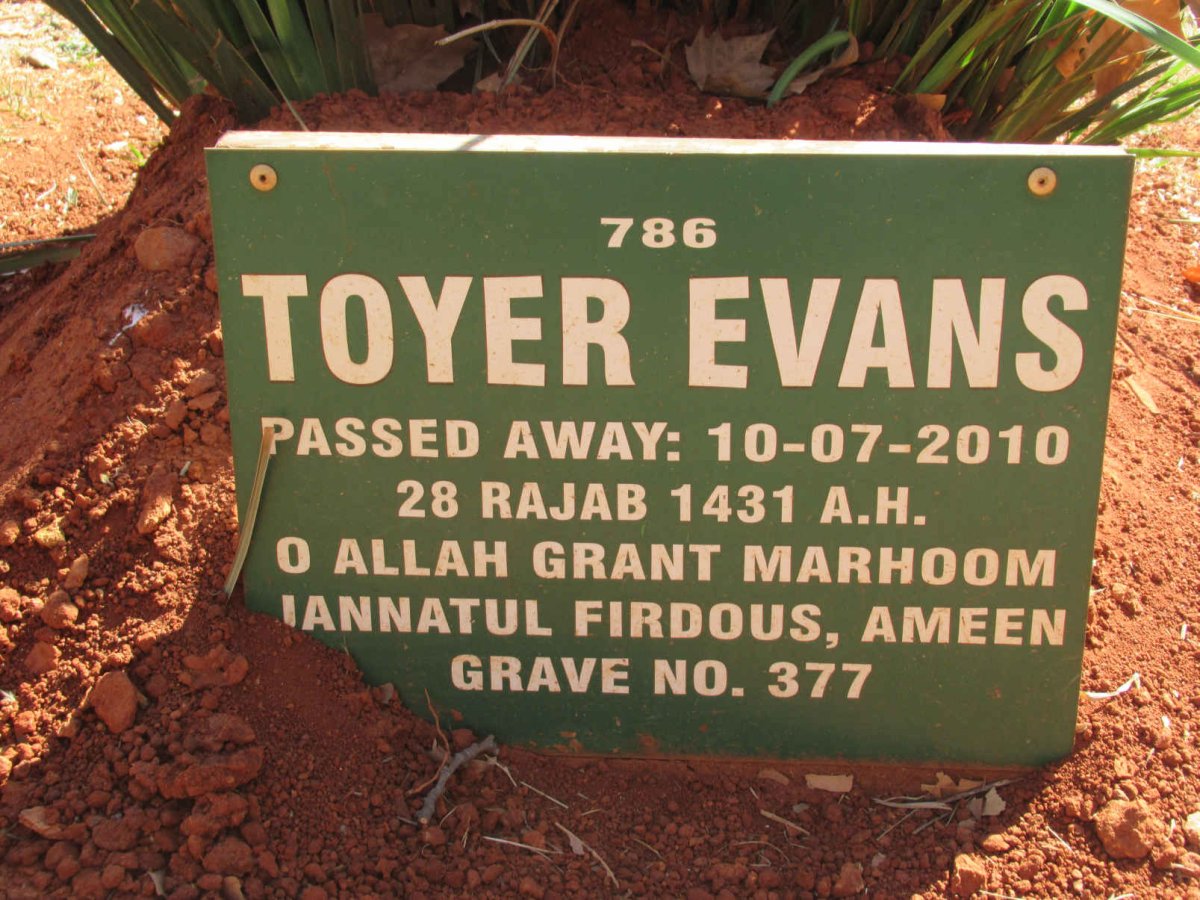 EVANS Toyer -2010