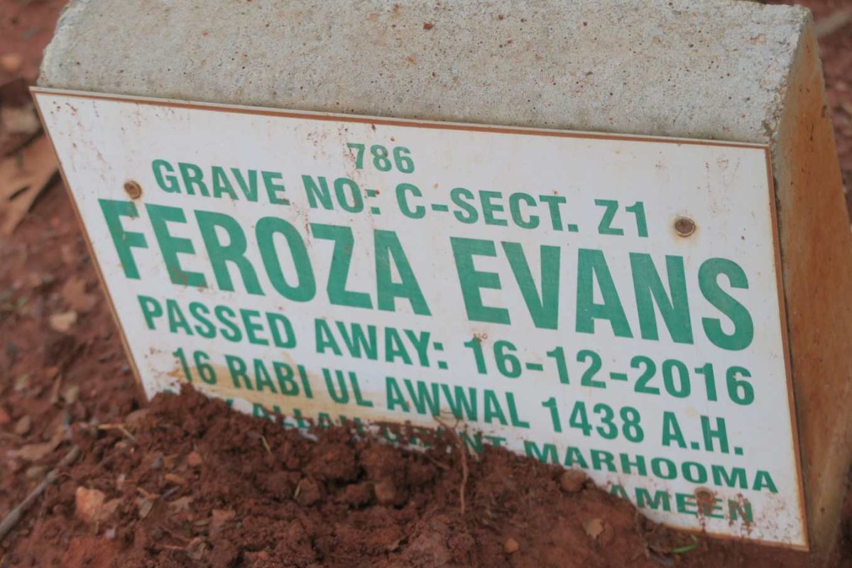 EVANS Feroza -2016