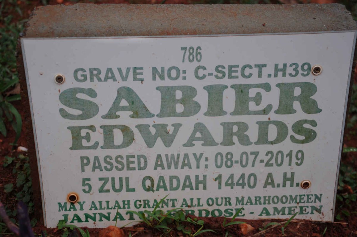 EDWARDS Sabier -2019