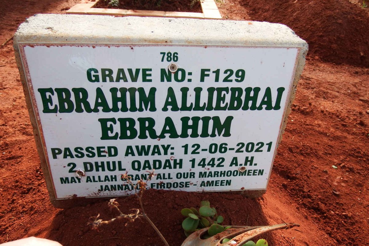 EBRAHIM Ebrahim Alliebhai -2021