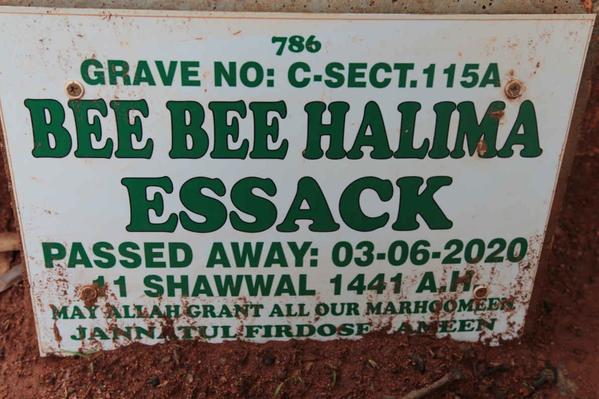 ESSACK Bee Bee Halima -2020