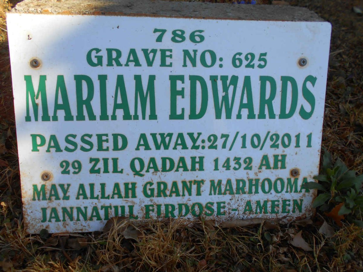 EDWARDS Mariam -2011