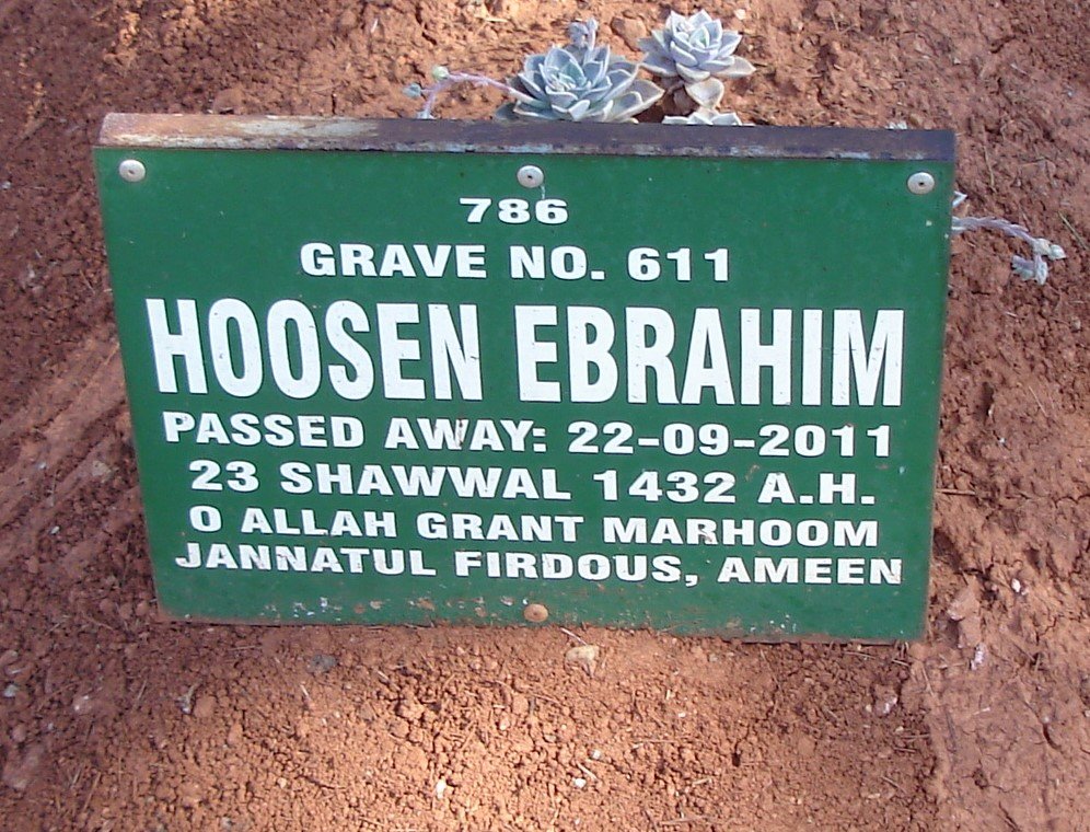 EBRAHIM Hoosen -2011