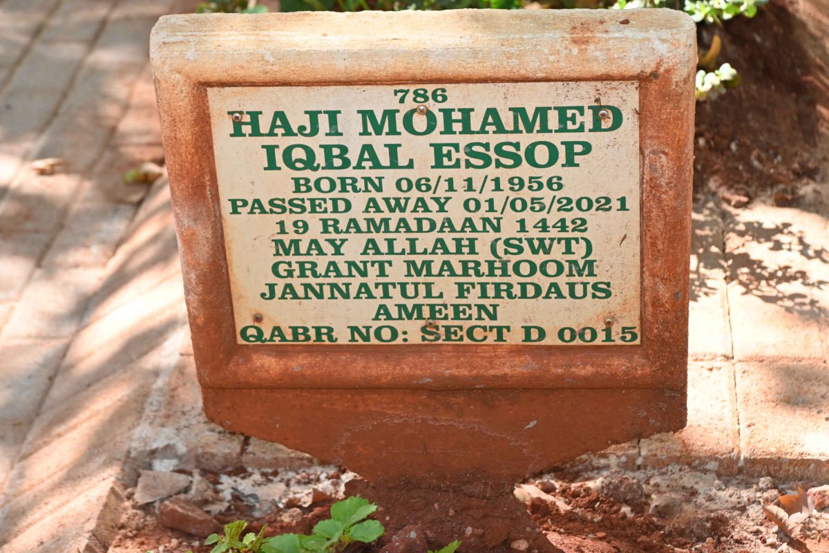 ESSOP Haji Mohamed Iqbal 1956-2021