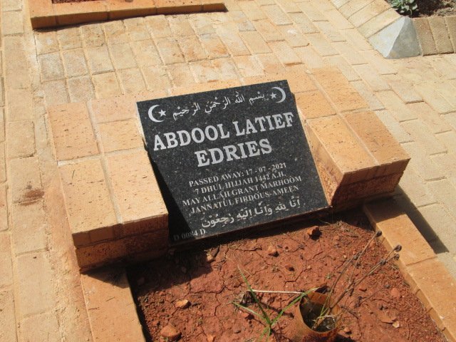 EDRIES Abdool Latief -2021