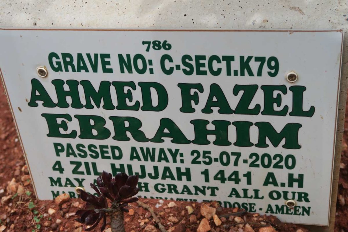 EBRAHIM Ahmed Fazel -2020