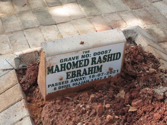 EBRAHIM Mahomed Rashid -2021