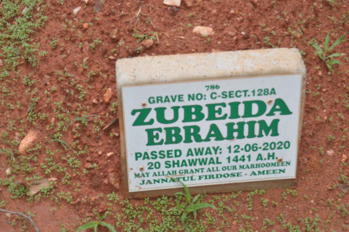 EBRAHIM Zubeida -2020