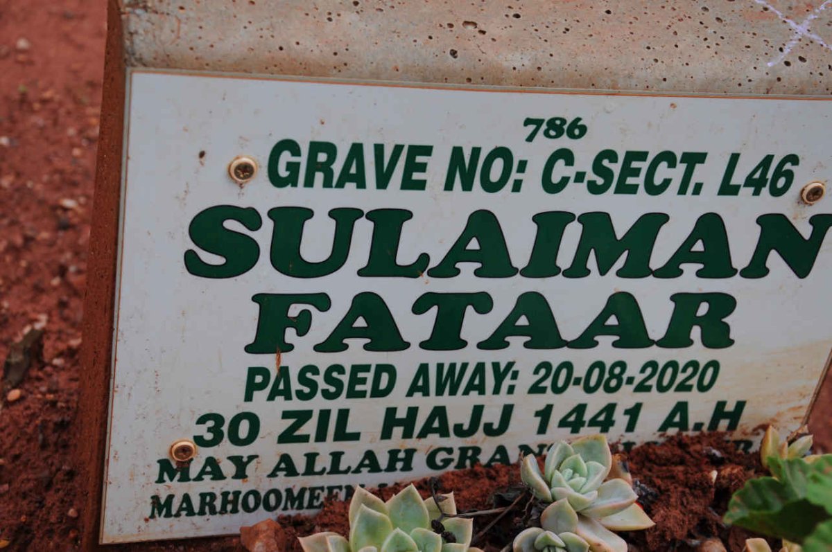 FATAAR Sulaiman -2020