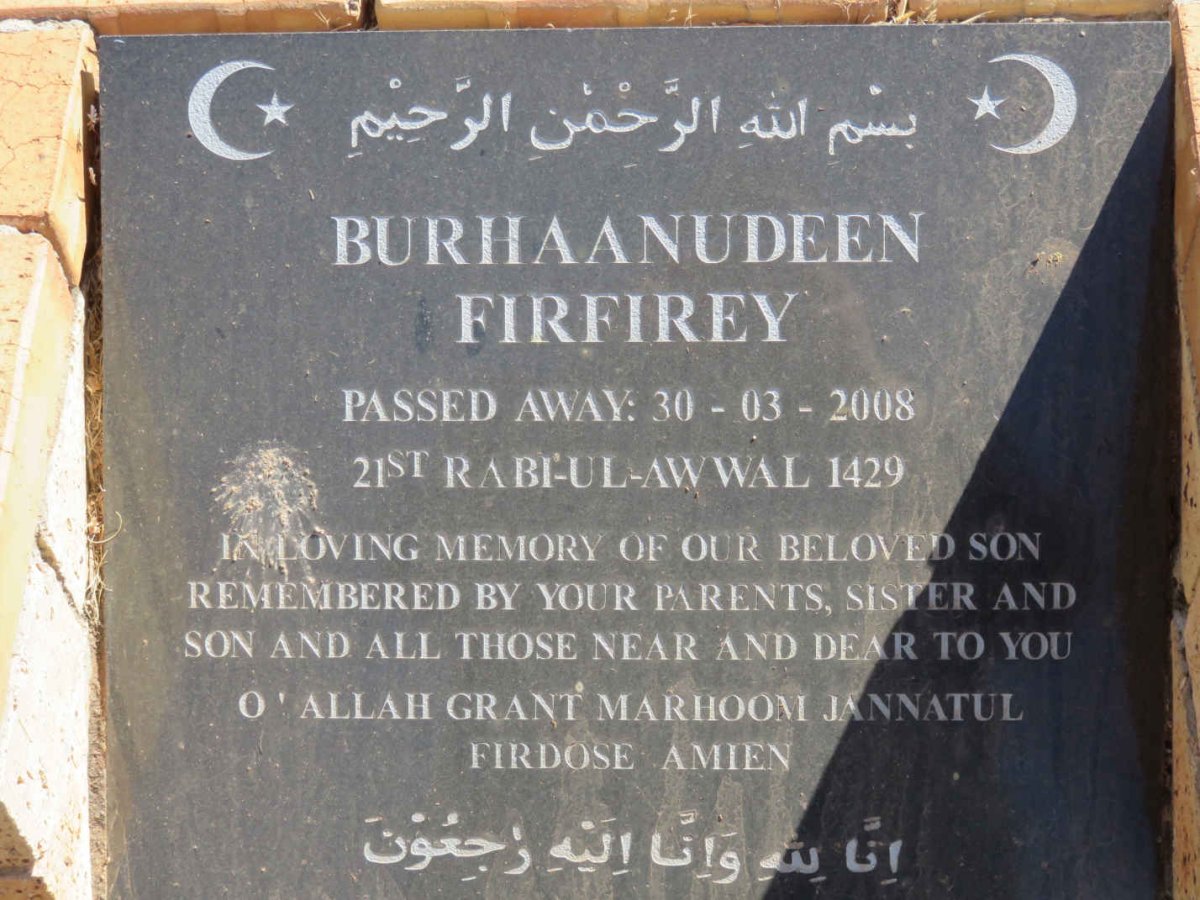 FIRFIREY Burhaanudeen -2008