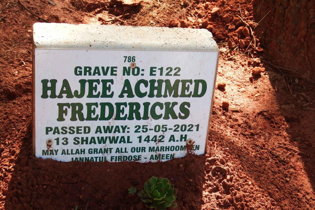 FREDERICKS Hajee Achmed -2021