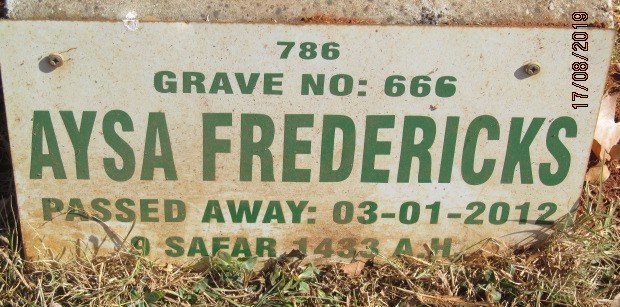 FREDERICKS Aysa -2012