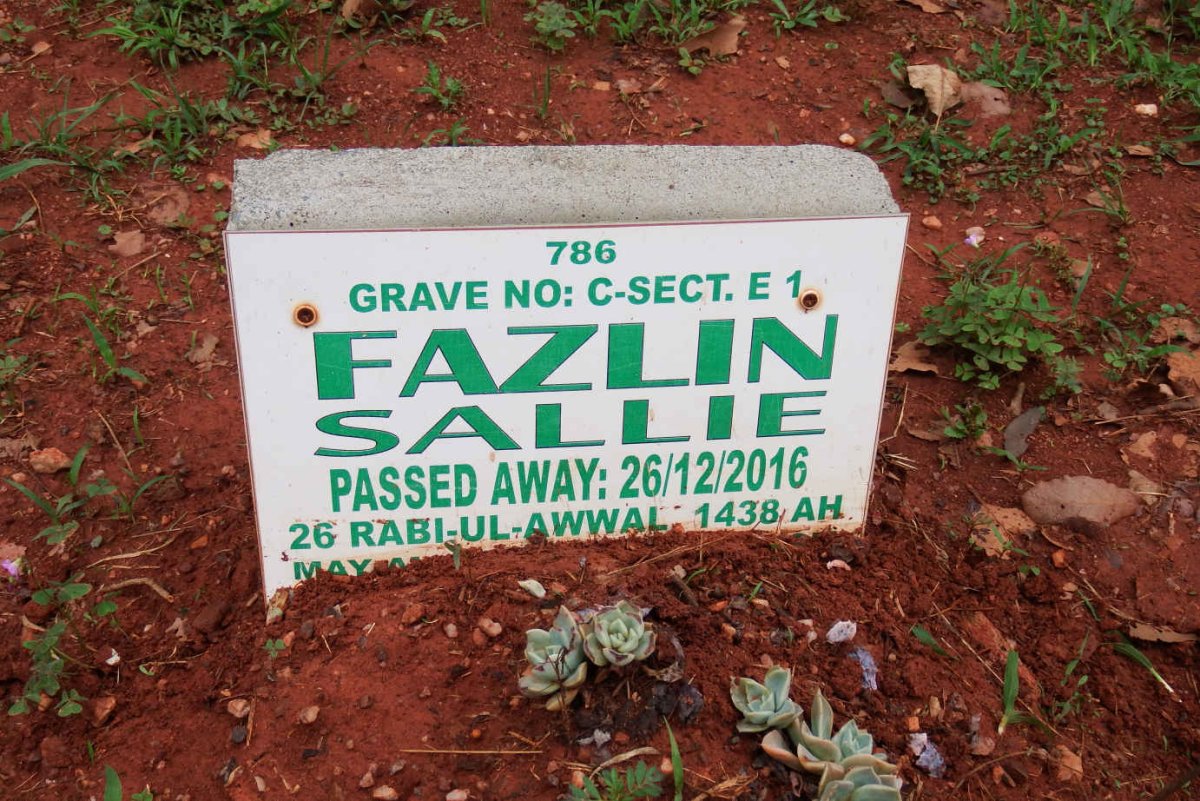 FAZLIN Sallie -2016