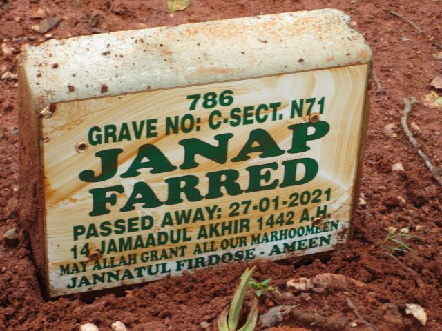 FARRED Janap -2021