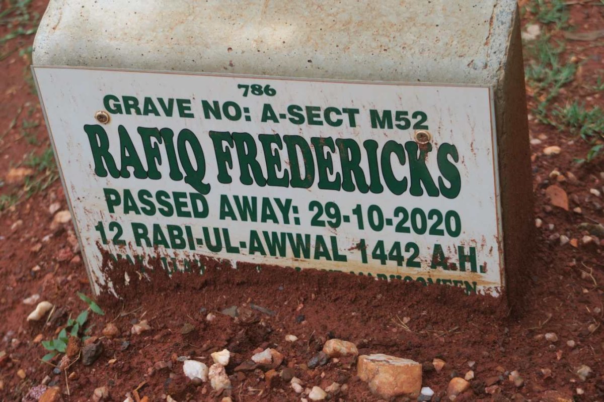 FREDERICKS Rafiq -2020