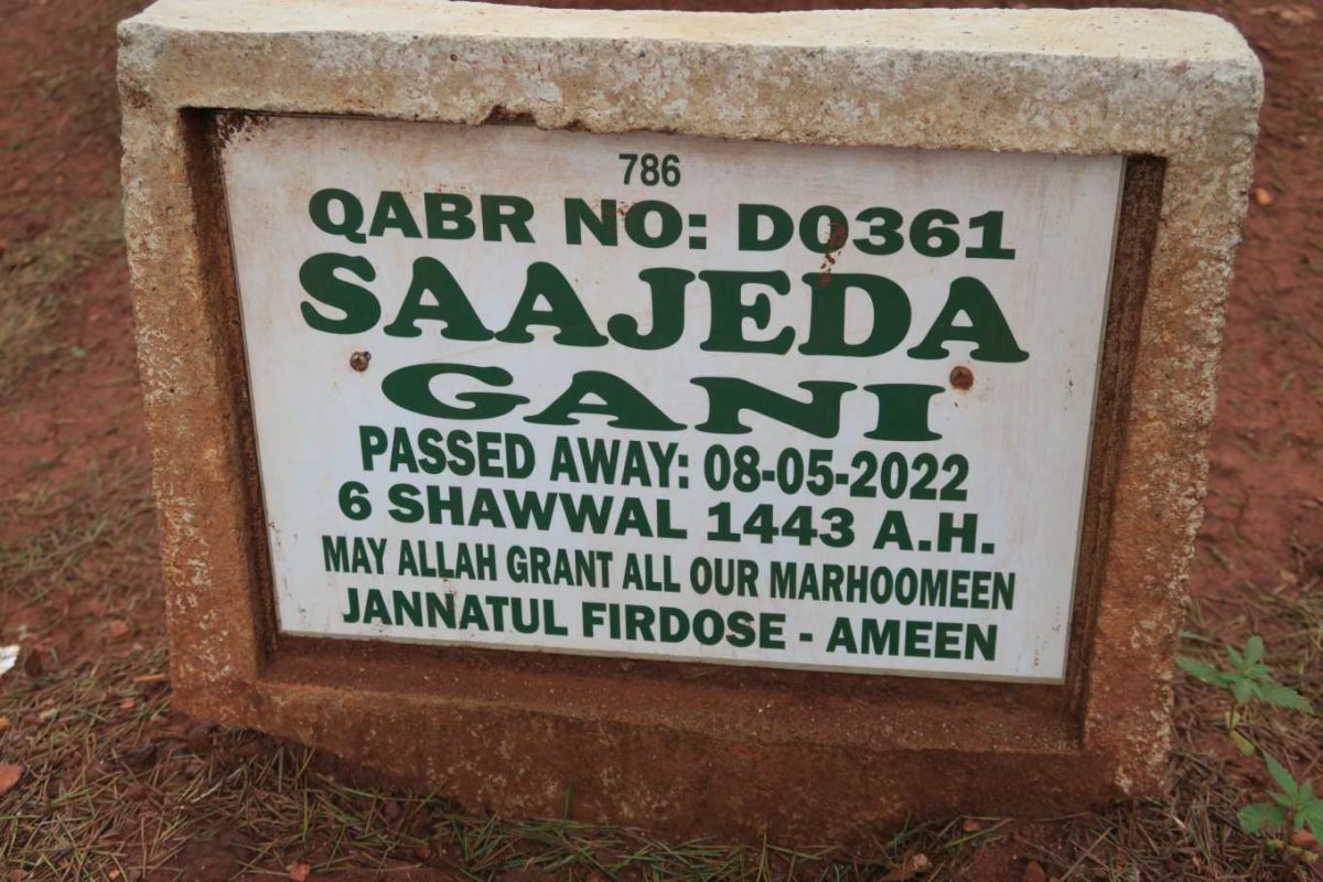 GANI Saajeda -2022