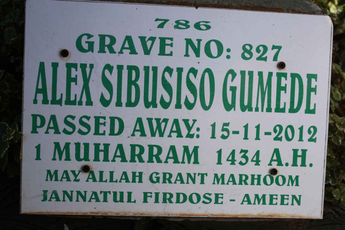 GUMEDE Alex Sibusiso -2012
