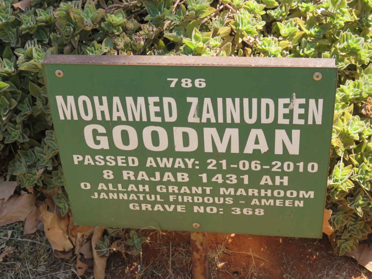GOODMAN Mohamed Zainudeen -2010