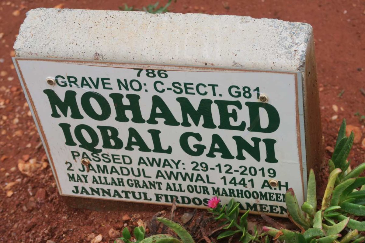 GANI Mohamed Iqbal -2019