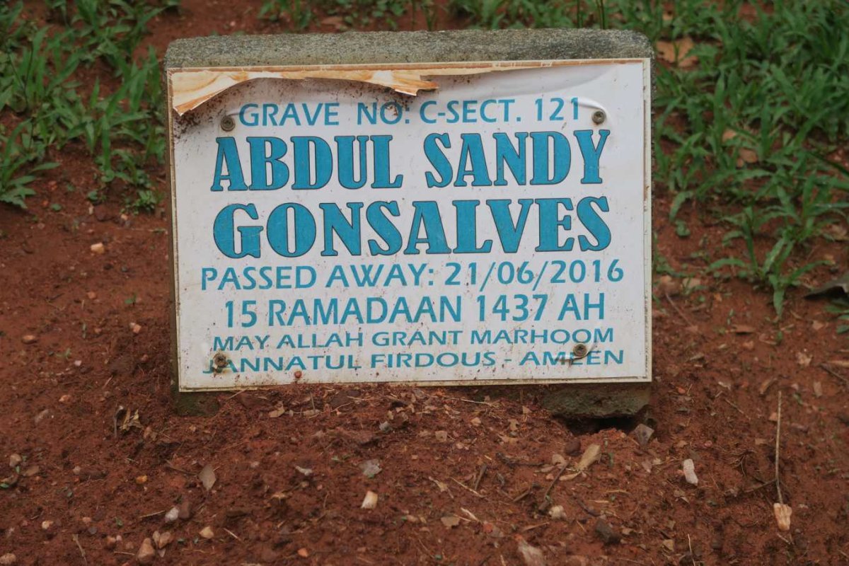 GONSALVES Abdul Sandy -2016