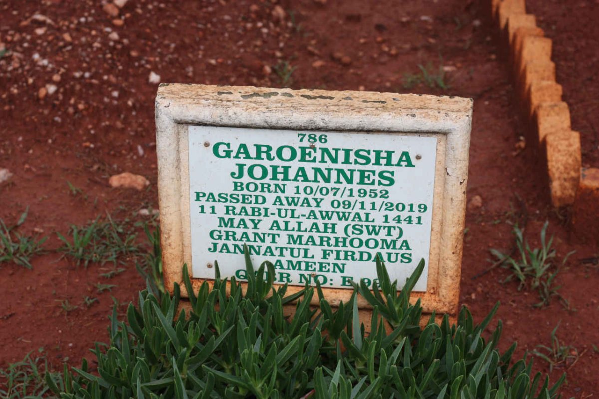 GAROENISHA Johannes 1952-2019