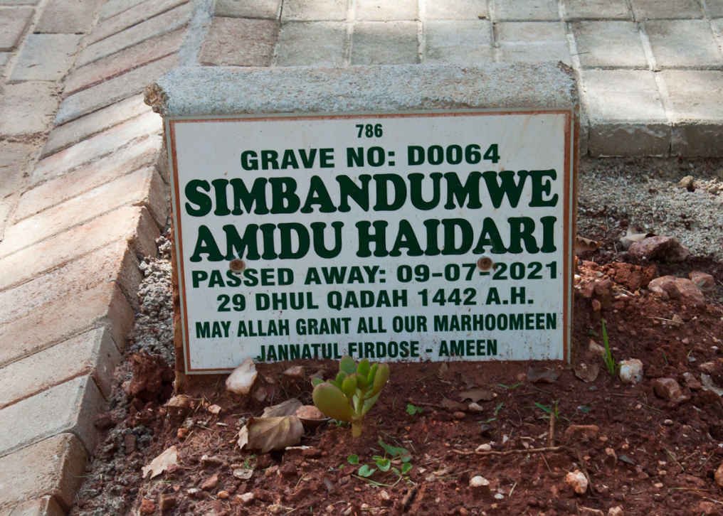 HAIDARI Simundumwe Amidu -2021
