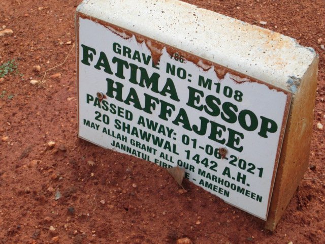 HAFFAJEE Fatima Essop -2021