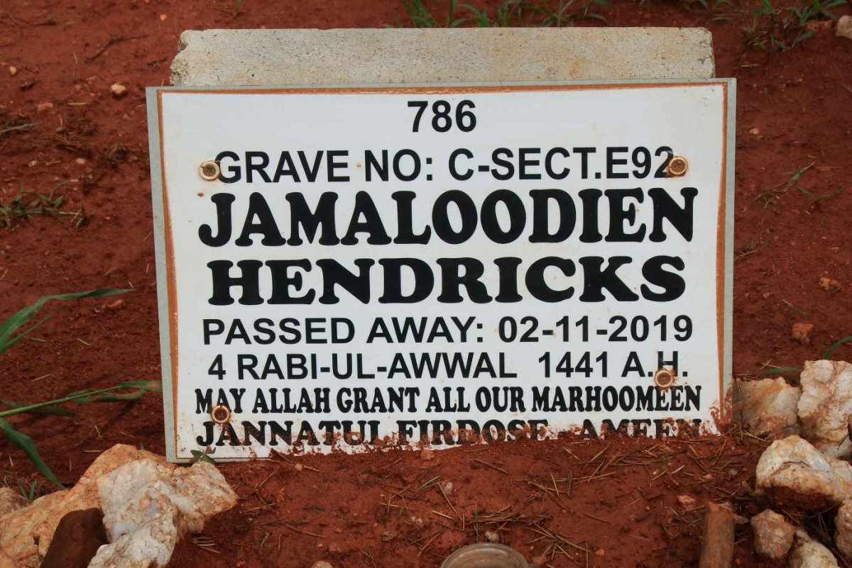 HENDRICKS Jamaloodien -2019
