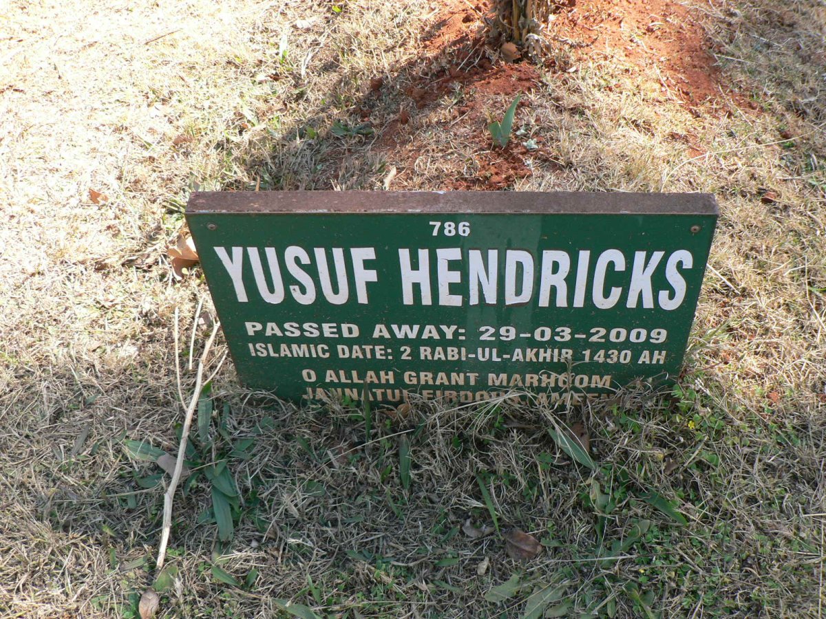 HENDRICKS Yusuf -2009