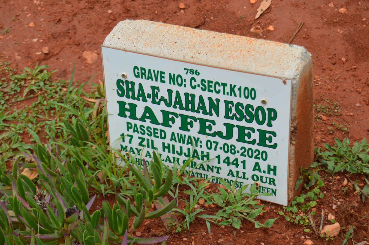HAFFEJEE Sha-E-Jahan Essop -2020
