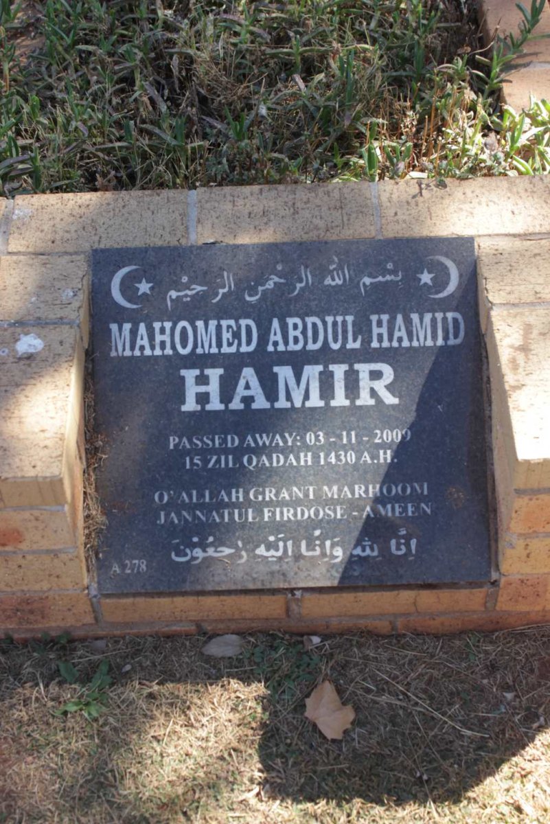 HAMIR Mahomed Abdul Hamid -2009