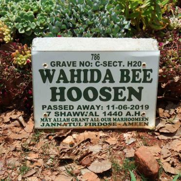 HOOSEN Wahida Bee -2019