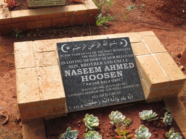 HOOSEN Naseem Ahmed 1988-2021