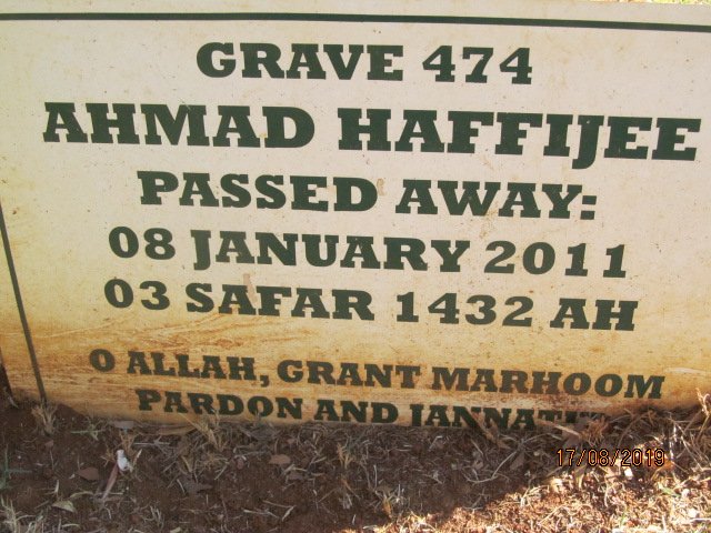 HAFFIJEE Ahmad -2011