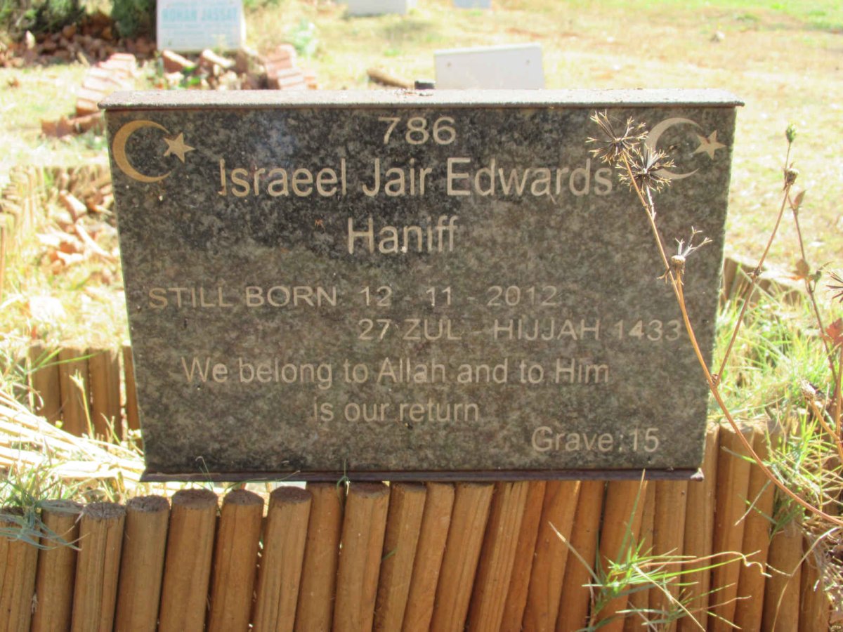 HANIFF Israel Jair Edwards 2012-2012